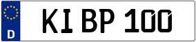 Truck License Plate